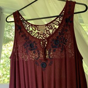Maroon Romper